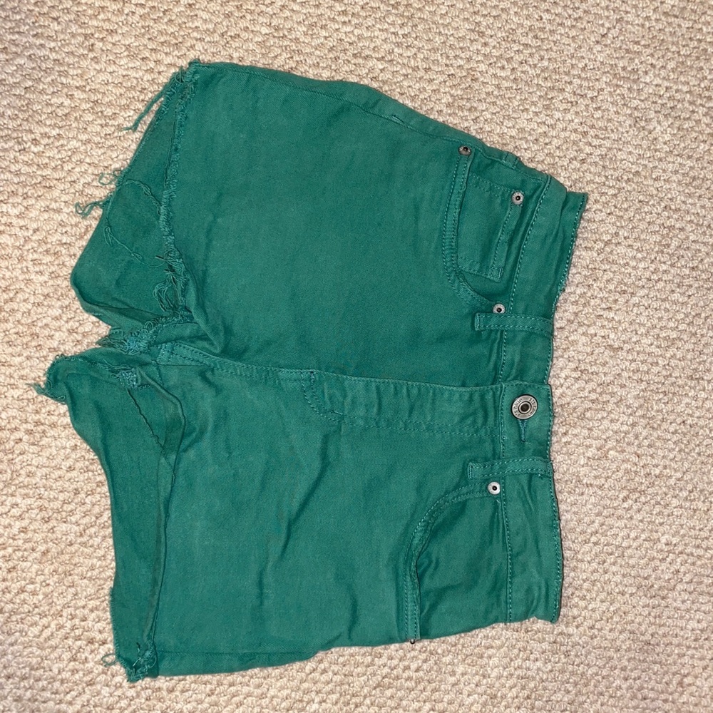 Green shorts